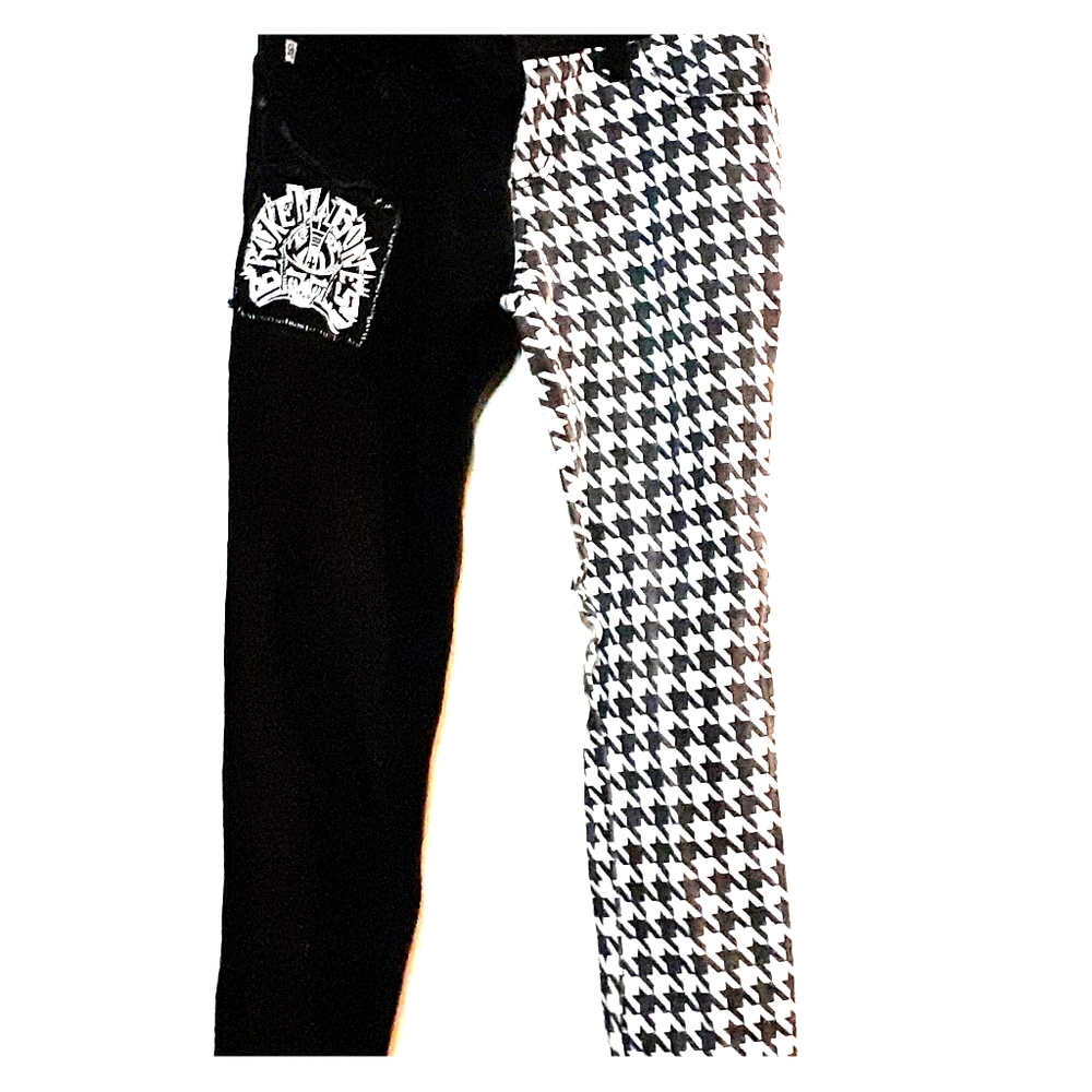 Houndstooth Bondage Pants